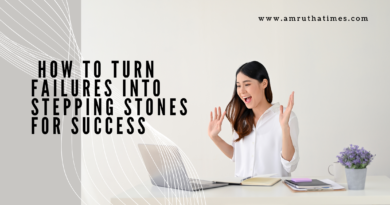 How to Turn Failures into Stepping Stones for Success