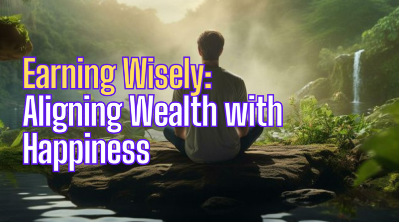 Earning Wisely Aligning Wealth with Happiness