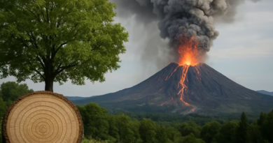Tropical Trees as Natural Volcanic Warning Systems