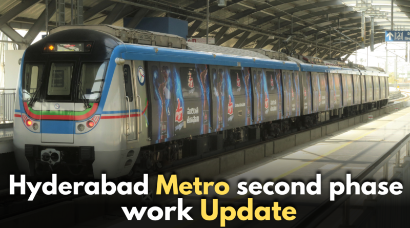 Steps taken for the construction of the second phase of the metro rail