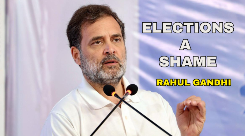 “INDIA’S ELECTION SYSTEM IS DEAD”: RAHUL GANDHI