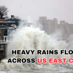 HEAVY DOWNPOUR, FLASH FLOODS DISRUPT TRAVEL ALONG U.S. EASTERN SEABOARD
